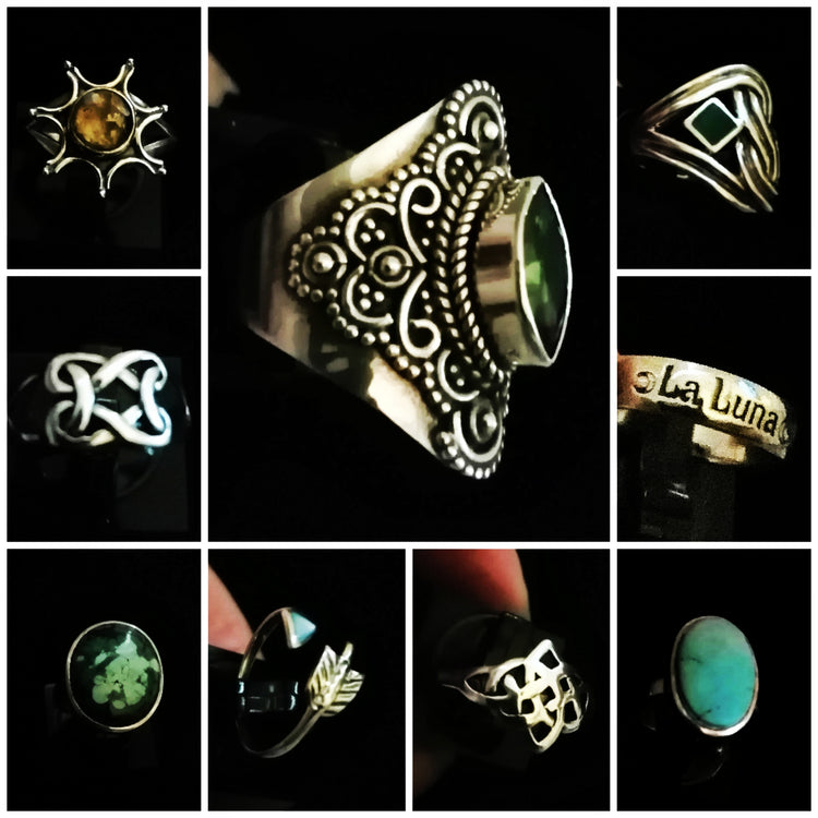 YOU WILL FIND RINGS IN SIZE ... H ... I ... J ... K ... L ... IN THIS SECTION  In 925 sterling silver