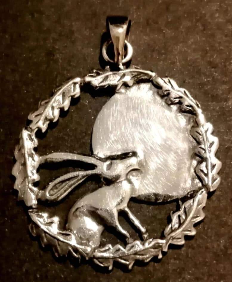 The Hare And The Oak Pendant