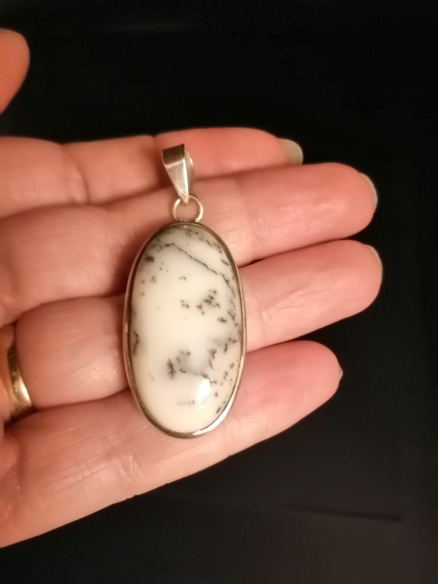 Dendritic Agate pendant